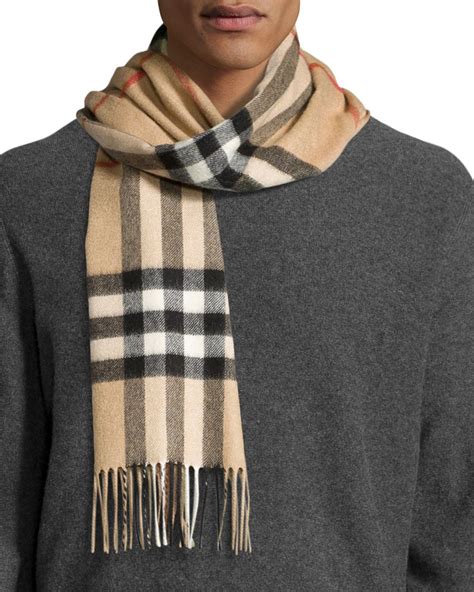 burberry giant icon camel|Burberry Men's Cashmere Giant Icon Scarf, Camel.